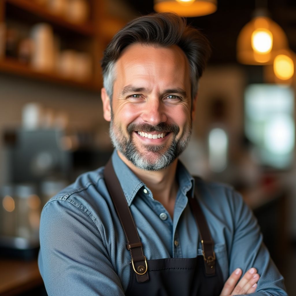 Javier Rodríguez, propietario de cadena de cafeterías